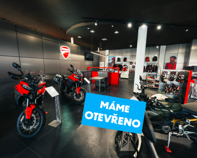 Otevřeli jsme zbrusu nový showroom Ducati v Pardubicích