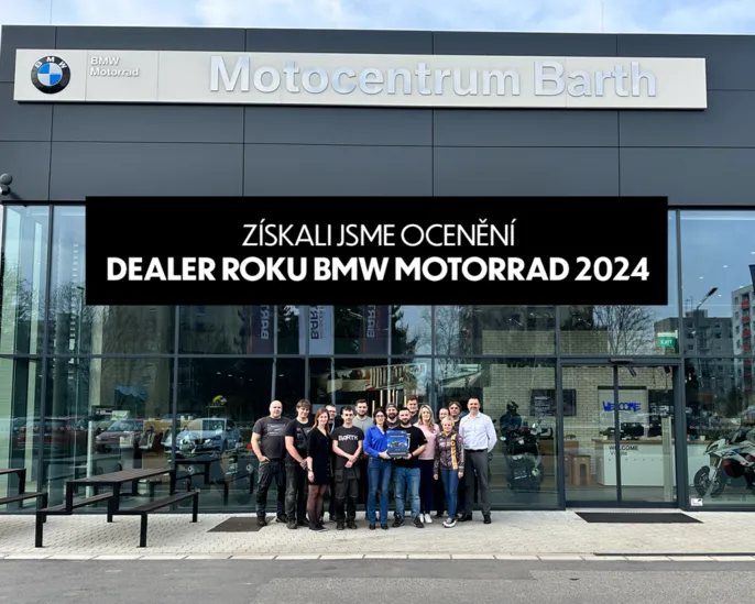 Obhájili jsme titul "Nejlepší dealer BMW Motorrad roku 2024"